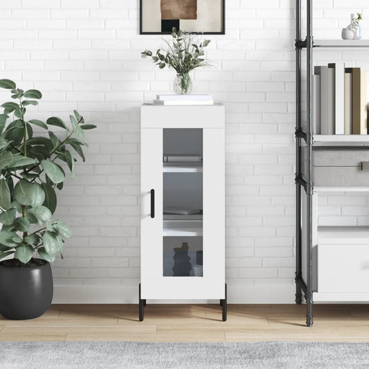 Sideboard Weiß 34,5x34x90 cm Holzwerkstoff - Pazzar.ch