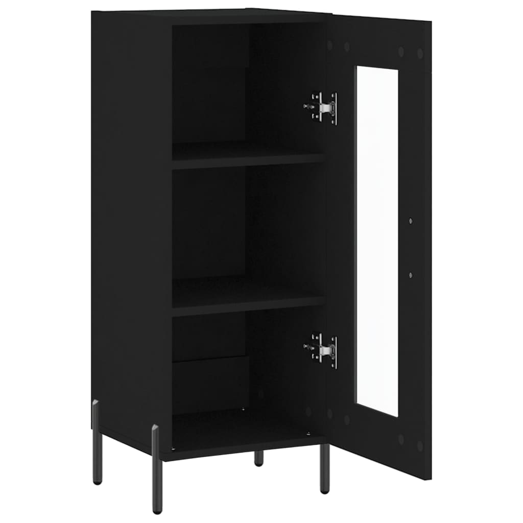 Sideboard Schwarz 34,5x34x90 cm Holzwerkstoff - Pazzar.ch