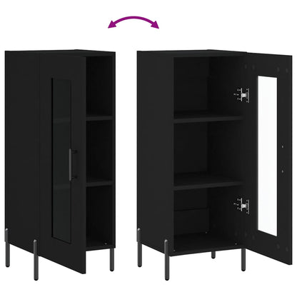 Sideboard Schwarz 34,5x34x90 cm Holzwerkstoff - Pazzar.ch