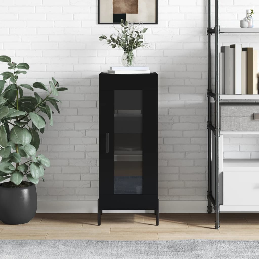 Sideboard Schwarz 34,5x34x90 cm Holzwerkstoff - Pazzar.ch