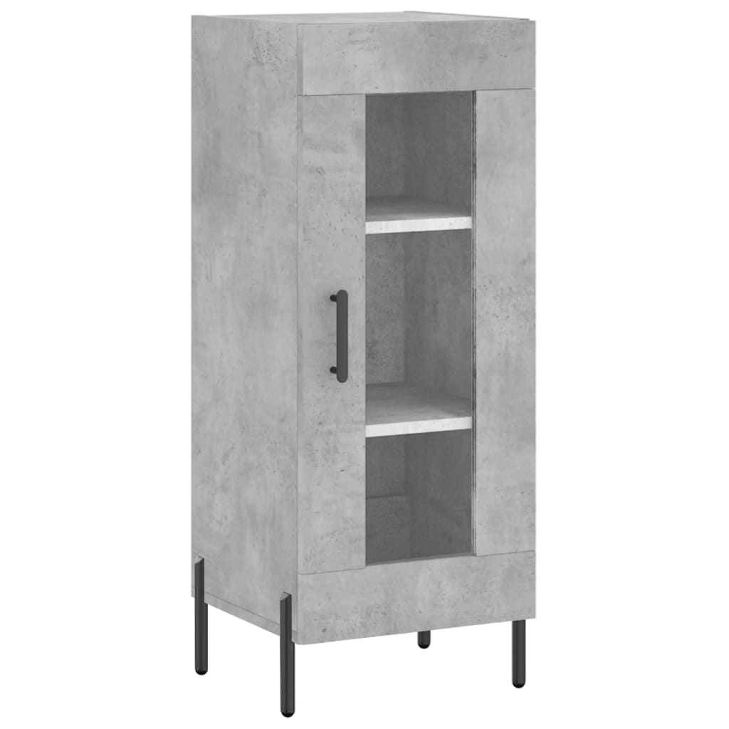 Sideboard Betongrau 34,5x34x90 cm Holzwerkstoff - Pazzar.ch