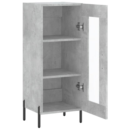 Sideboard Betongrau 34,5x34x90 cm Holzwerkstoff - Pazzar.ch