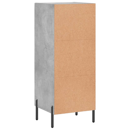 Sideboard Betongrau 34,5x34x90 cm Holzwerkstoff - Pazzar.ch