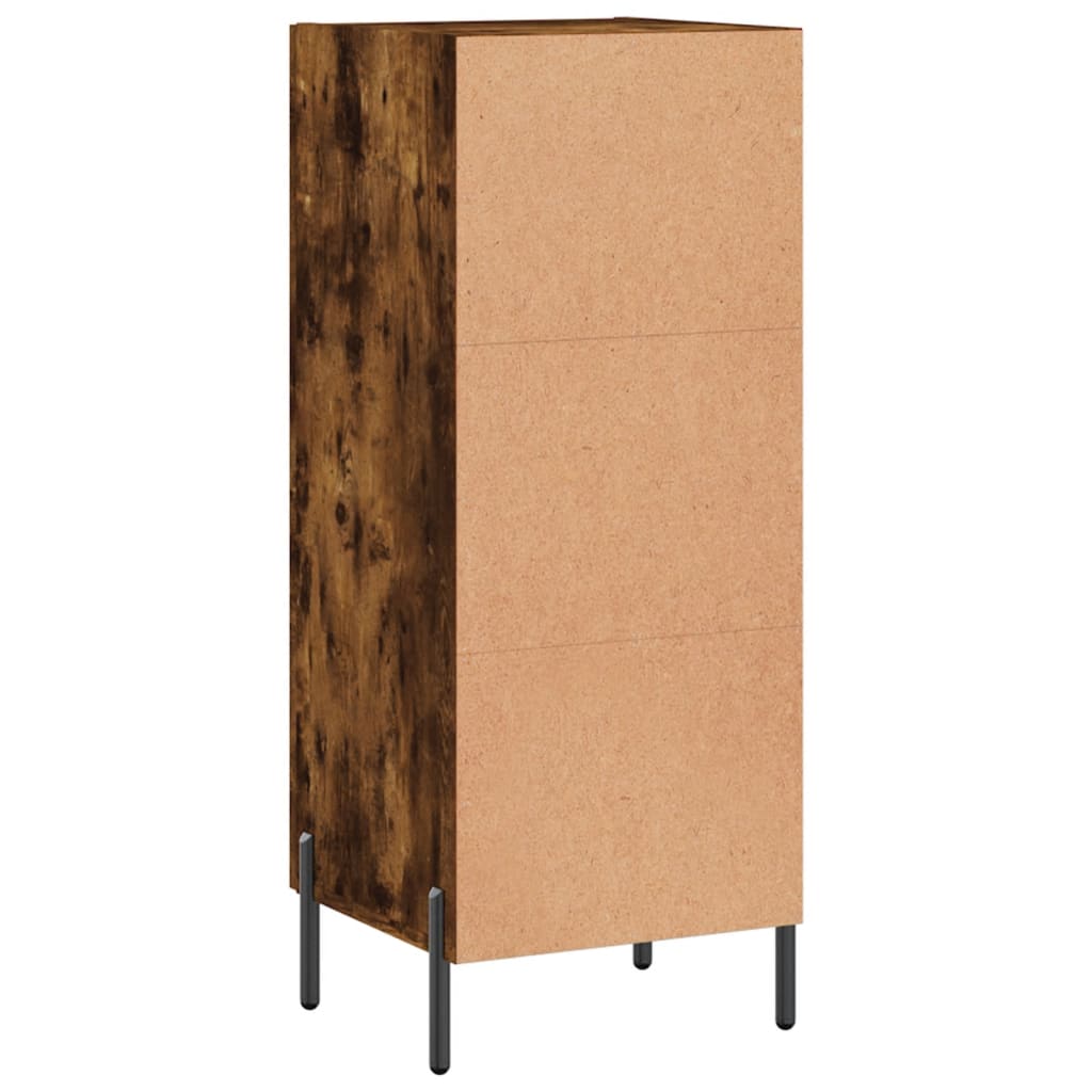 Sideboard Räuchereiche 34,5x34x90 cm Holzwerkstoff - Pazzar.ch