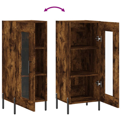 Sideboard Räuchereiche 34,5x34x90 cm Holzwerkstoff - Pazzar.ch