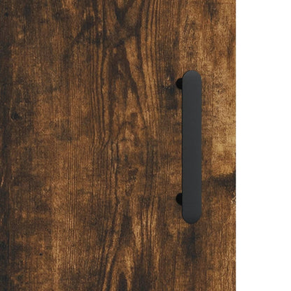 Sideboard Räuchereiche 34,5x34x90 cm Holzwerkstoff - Pazzar.ch