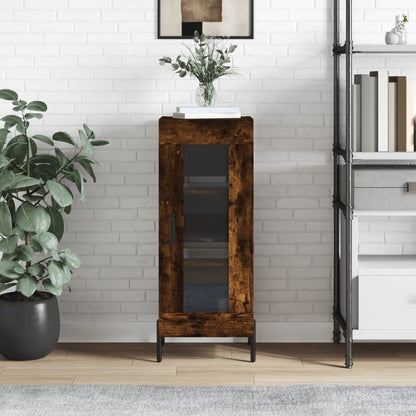 Sideboard Räuchereiche 34,5x34x90 cm Holzwerkstoff - Pazzar.ch