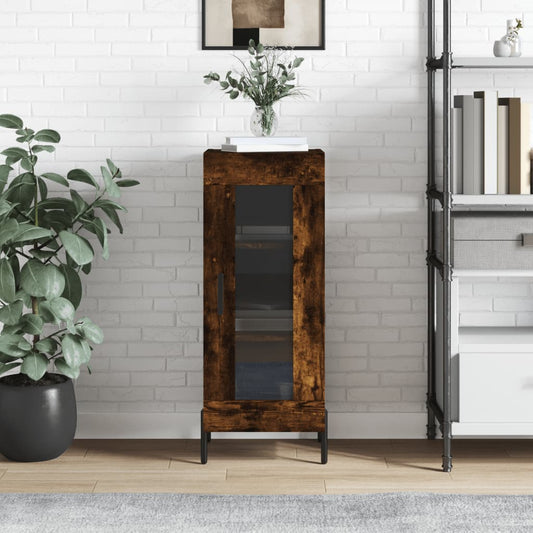 Sideboard Räuchereiche 34,5x34x90 cm Holzwerkstoff - Pazzar.ch