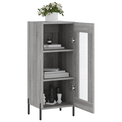 Sideboard Grau Sonoma 34,5x34x90 cm Holzwerkstoff - Pazzar.ch