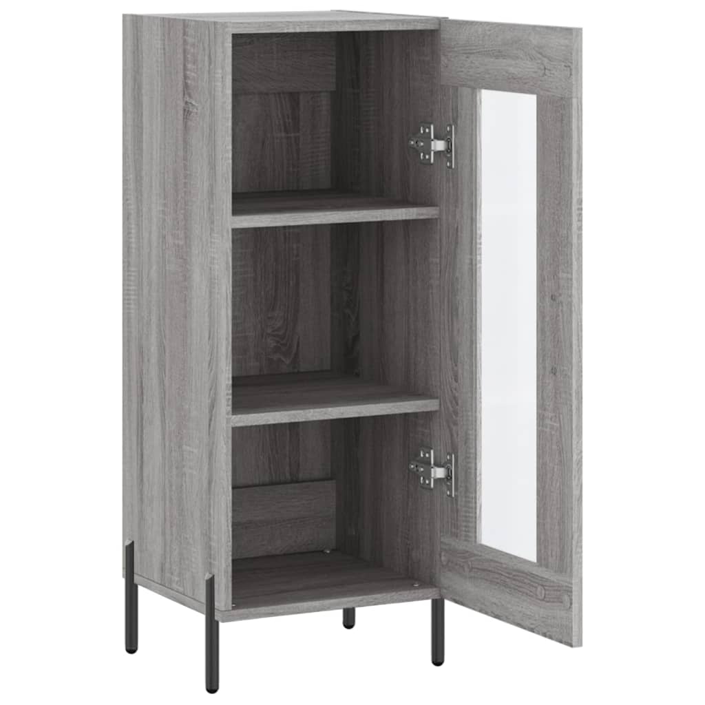 Sideboard Grau Sonoma 34,5x34x90 cm Holzwerkstoff - Pazzar.ch