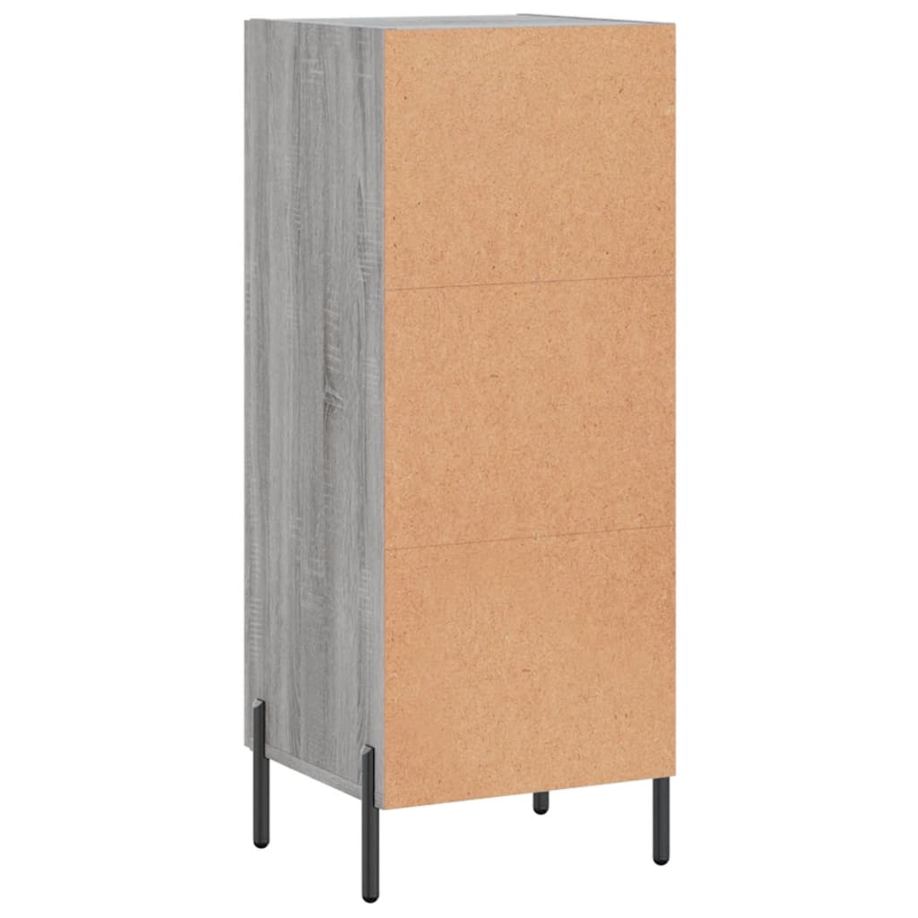 Sideboard Grau Sonoma 34,5x34x90 cm Holzwerkstoff - Pazzar.ch