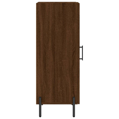 Sideboard Braun Eichen-Optik 34,5x34x90 cm Holzwerkstoff - Pazzar.ch