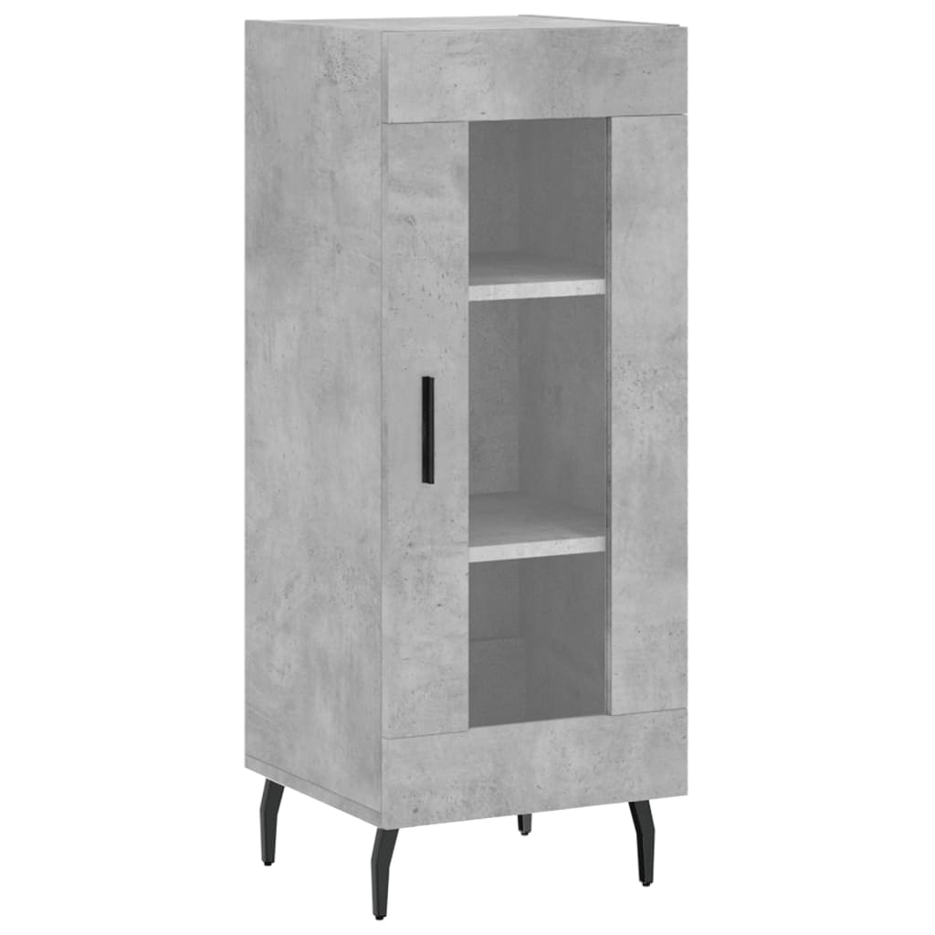 Sideboard Betongrau 34,5x34x90 cm Holzwerkstoff - Pazzar.ch