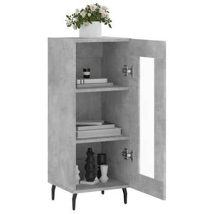 Sideboard Betongrau 34,5x34x90 cm Holzwerkstoff - Pazzar.ch