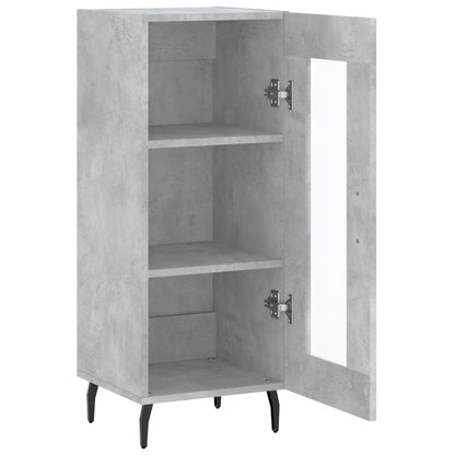 Sideboard Betongrau 34,5x34x90 cm Holzwerkstoff - Pazzar.ch