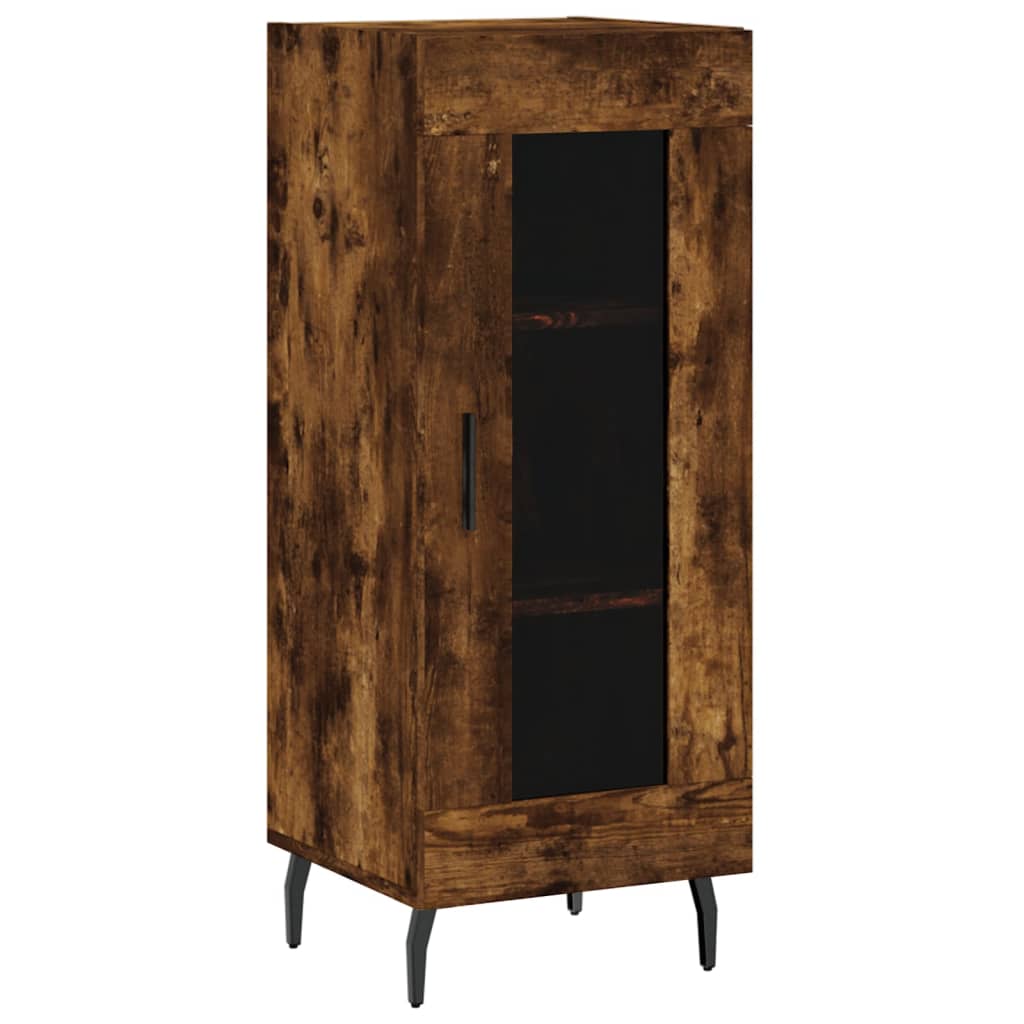 Sideboard Räuchereiche 34,5x34x90 cm Holzwerkstoff - Pazzar.ch