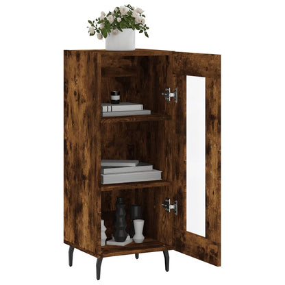 Sideboard Räuchereiche 34,5x34x90 cm Holzwerkstoff - Pazzar.ch