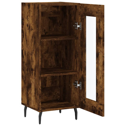 Sideboard Räuchereiche 34,5x34x90 cm Holzwerkstoff - Pazzar.ch