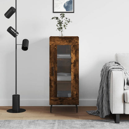 Sideboard Räuchereiche 34,5x34x90 cm Holzwerkstoff - Pazzar.ch