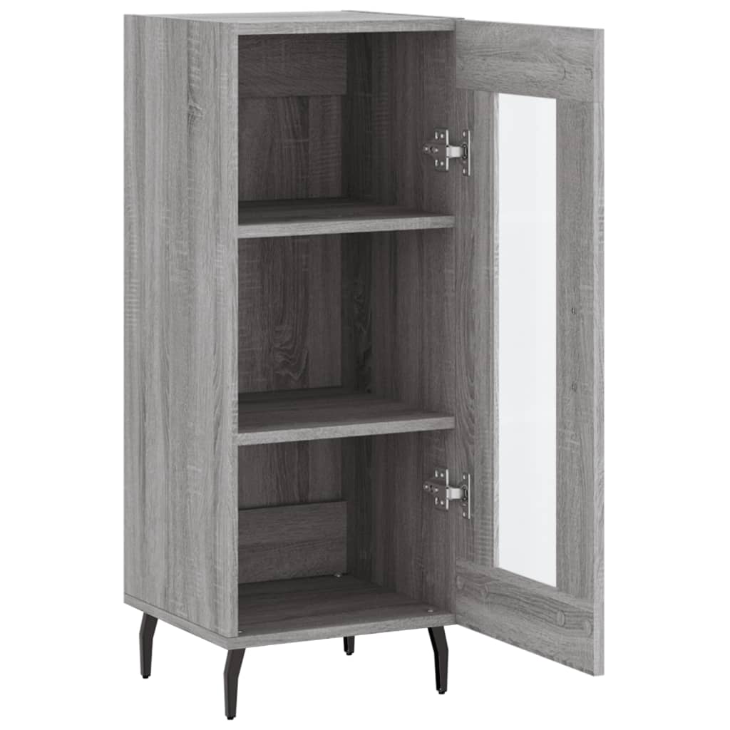 Sideboard Grau Sonoma 34,5x34x90 cm Holzwerkstoff - Pazzar.ch