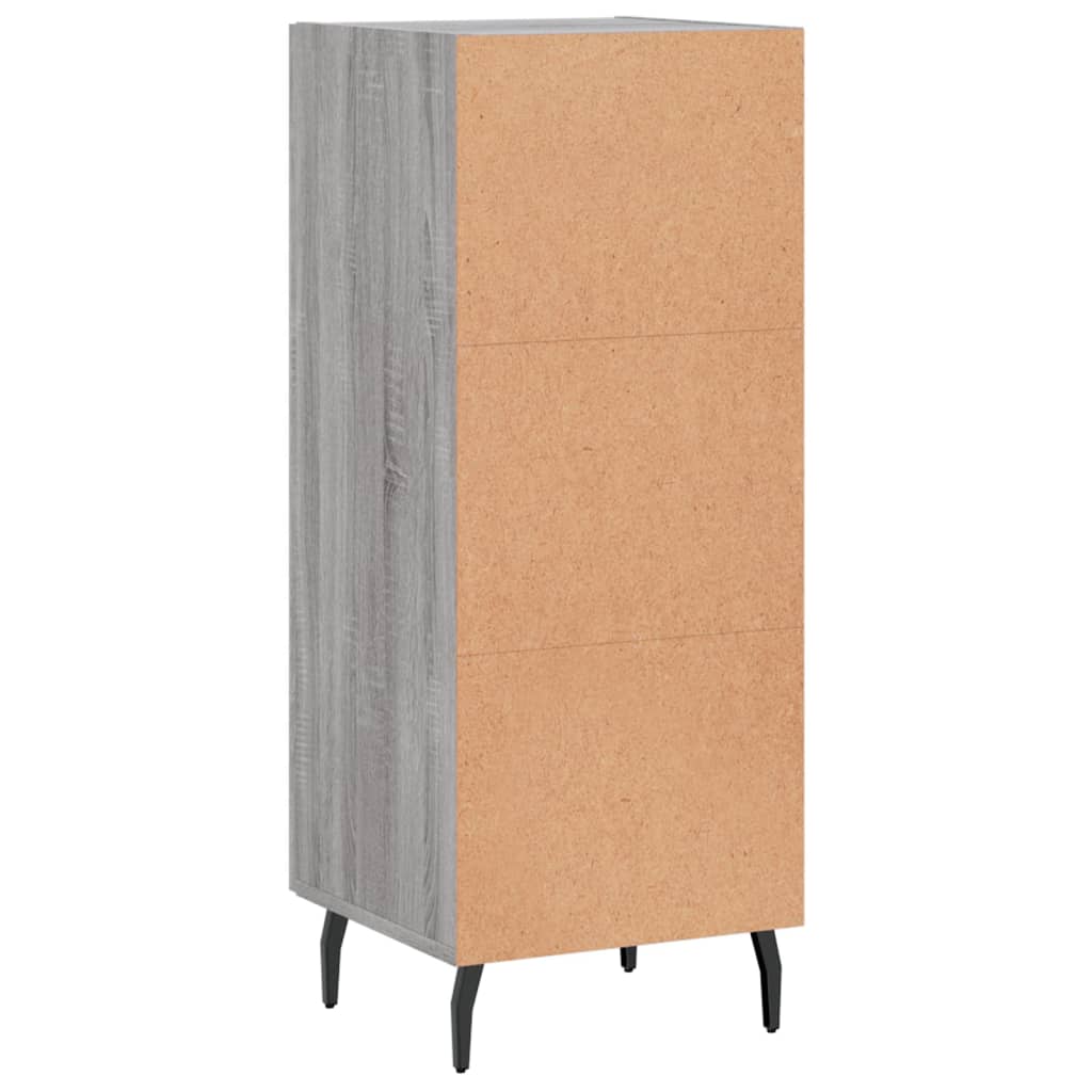 Sideboard Grau Sonoma 34,5x34x90 cm Holzwerkstoff - Pazzar.ch