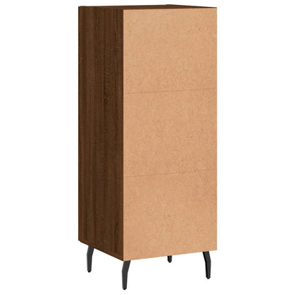 Sideboard Braun Eichen-Optik 34,5x34x90 cm Holzwerkstoff - Pazzar.ch