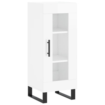Sideboard Hochglanz-Weiß 34,5x34x90 cm Holzwerkstoff - Pazzar.ch