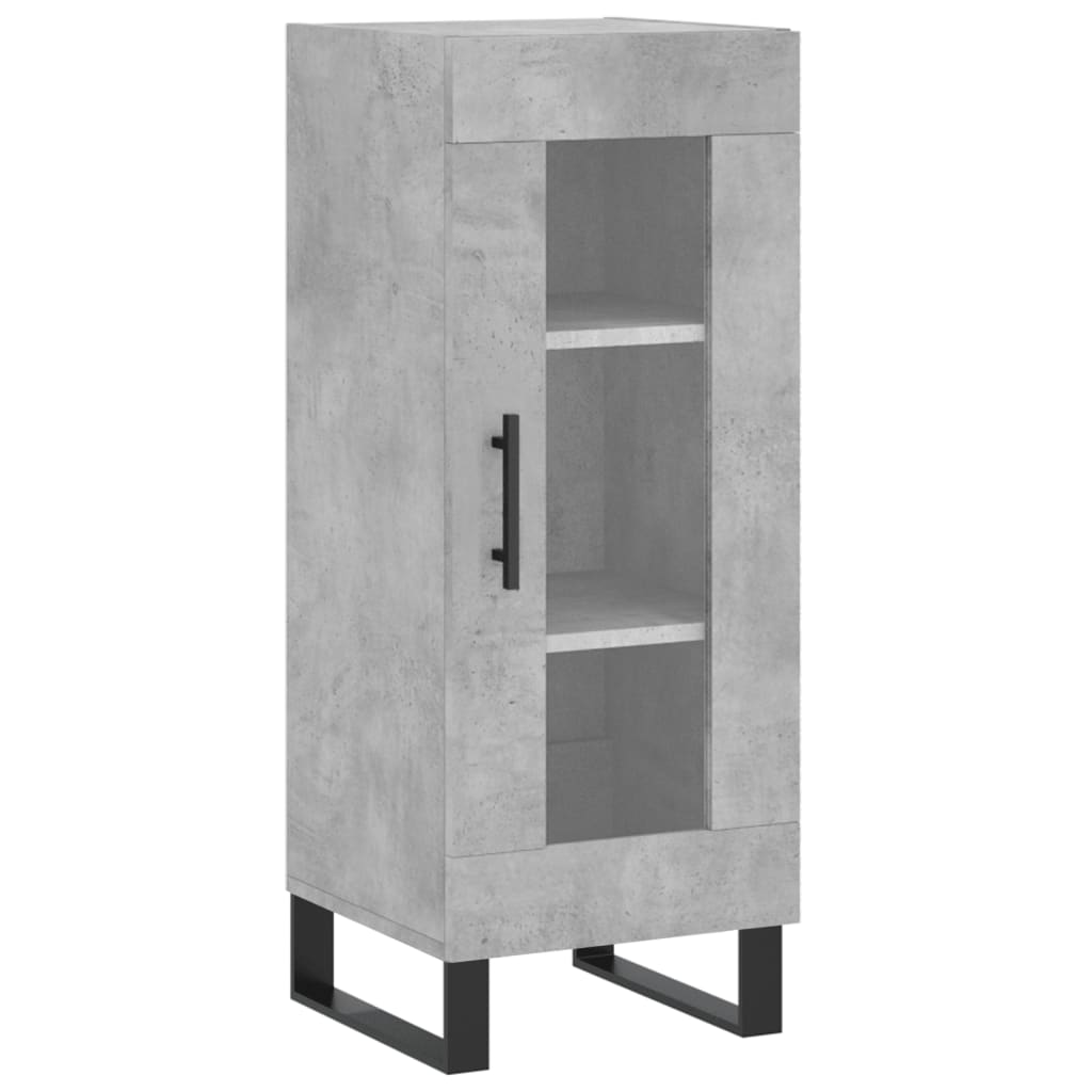 Sideboard Betongrau 34,5x34x90 cm Holzwerkstoff - Pazzar.ch
