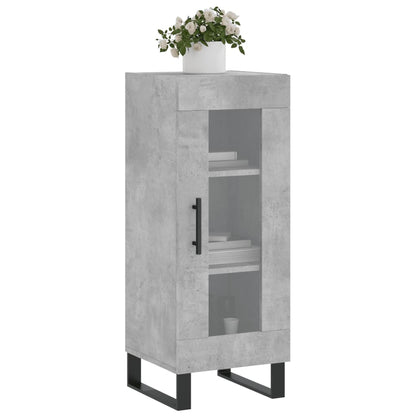 Sideboard Betongrau 34,5x34x90 cm Holzwerkstoff - Pazzar.ch