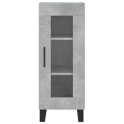 Sideboard Betongrau 34,5x34x90 cm Holzwerkstoff - Pazzar.ch
