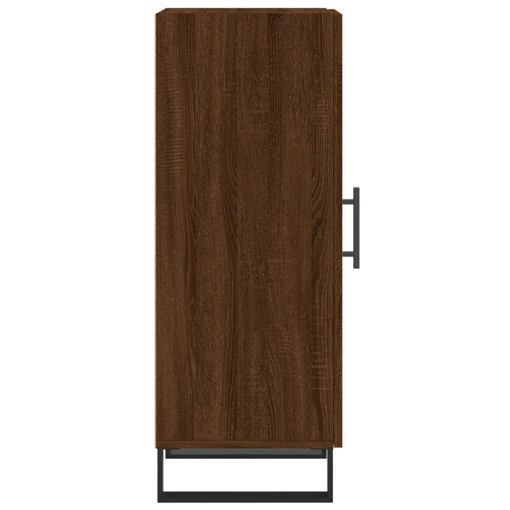 Sideboard Braun Eichen-Optik 34,5x34x90 cm Holzwerkstoff - Pazzar.ch