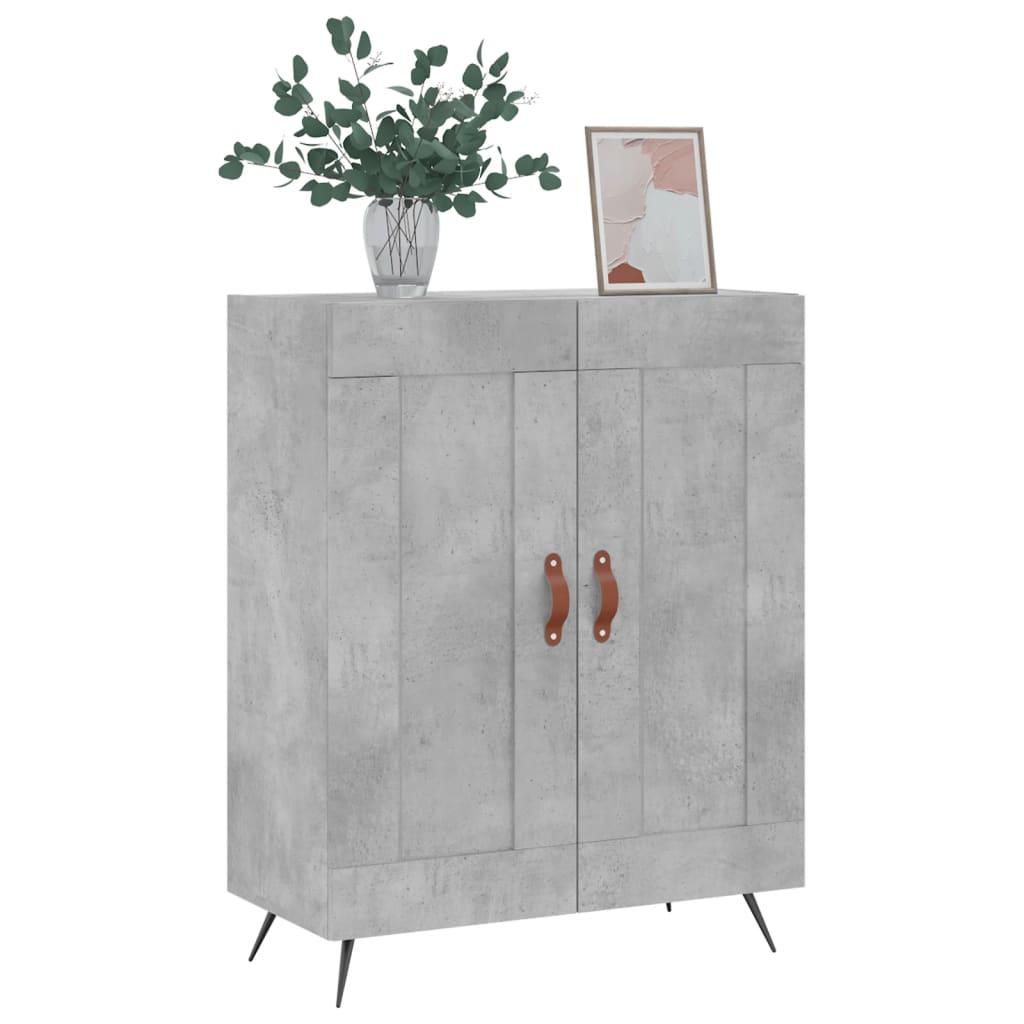 Sideboard Betongrau 69,5x34x90 cm Holzwerkstoff - Pazzar.ch