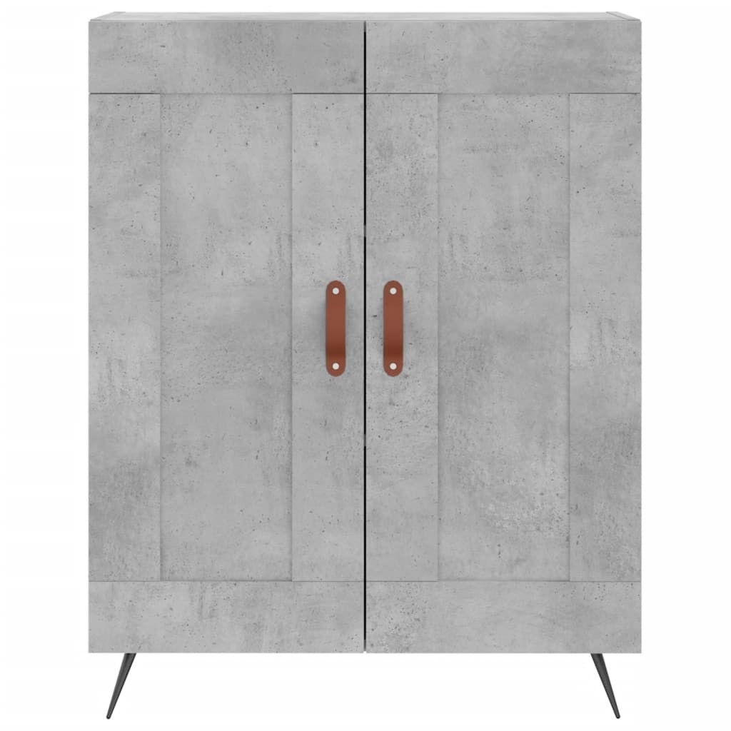 Sideboard Betongrau 69,5x34x90 cm Holzwerkstoff - Pazzar.ch