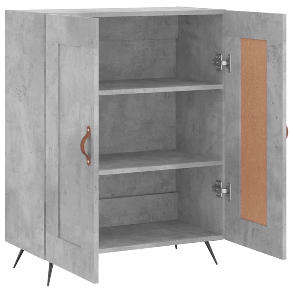 Sideboard Betongrau 69,5x34x90 cm Holzwerkstoff - Pazzar.ch