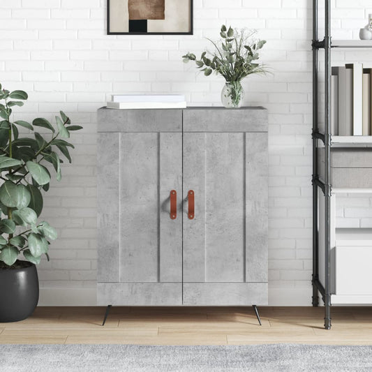 Sideboard Betongrau 69,5x34x90 cm Holzwerkstoff - Pazzar.ch
