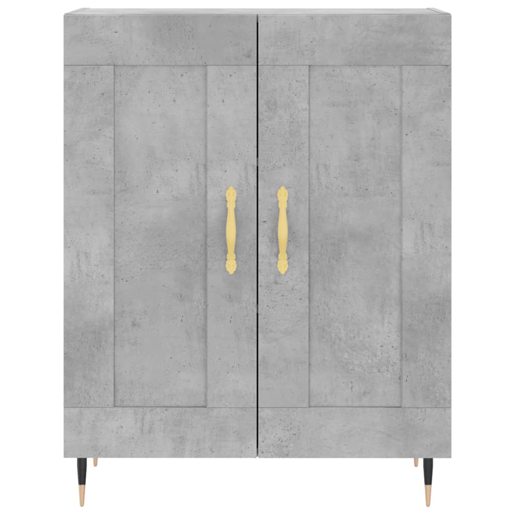 Sideboard Betongrau 69,5x34x90 cm Holzwerkstoff - Pazzar.ch