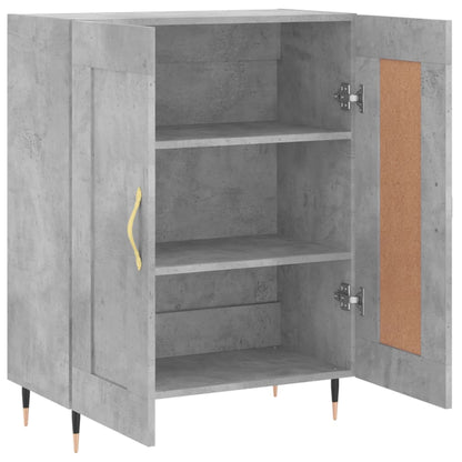 Sideboard Betongrau 69,5x34x90 cm Holzwerkstoff - Pazzar.ch