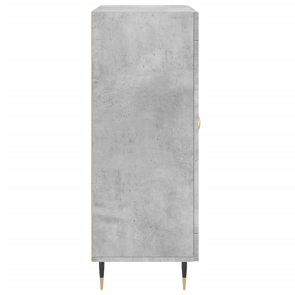 Sideboard Betongrau 69,5x34x90 cm Holzwerkstoff - Pazzar.ch