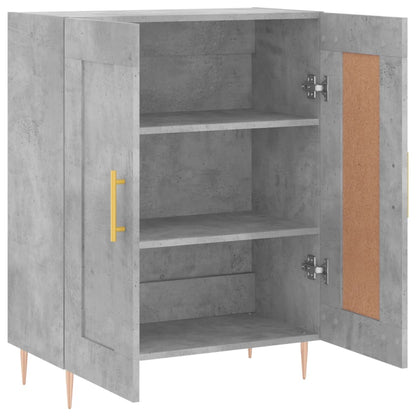 Sideboard Betongrau 69,5x34x90 cm Holzwerkstoff - Pazzar.ch