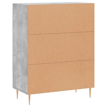 Sideboard Betongrau 69,5x34x90 cm Holzwerkstoff - Pazzar.ch