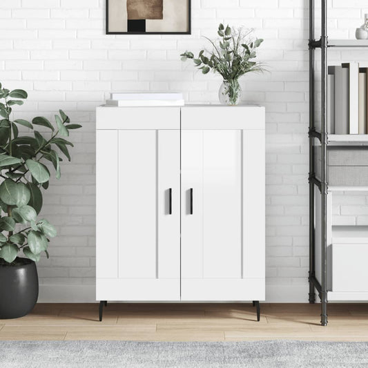 Sideboard Hochglanz-Weiß 69,5x34x90 cm Holzwerkstoff - Pazzar.ch