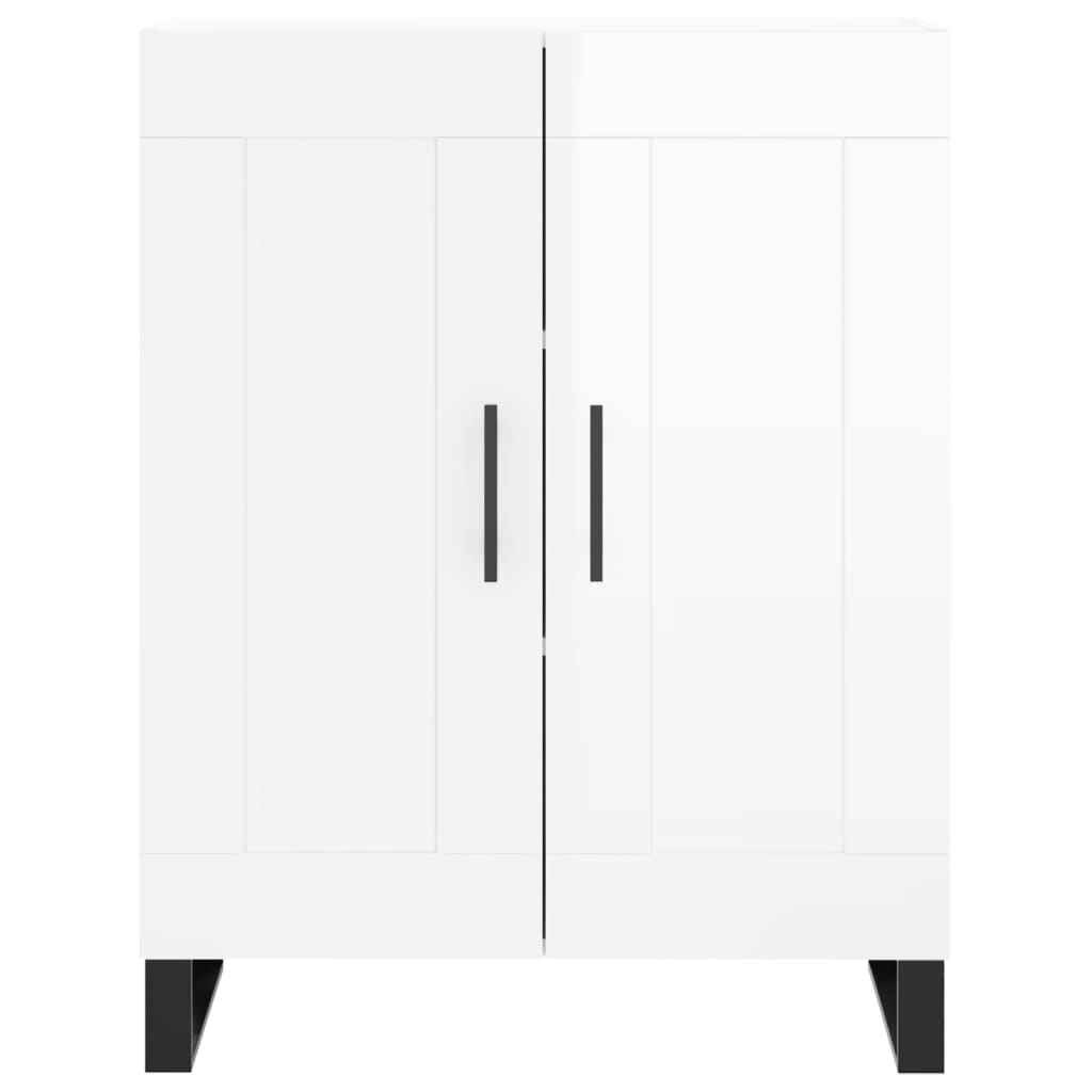 Sideboard Hochglanz-Weiß 69,5x34x90 cm Holzwerkstoff - Pazzar.ch