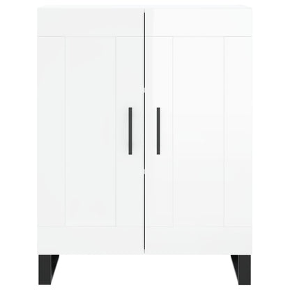 Sideboard Hochglanz-Weiß 69,5x34x90 cm Holzwerkstoff - Pazzar.ch