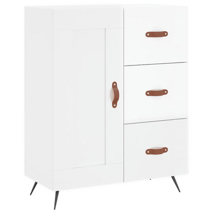 Sideboard Hochglanz-Weiß 69,5x34x90 cm Holzwerkstoff - Pazzar.ch