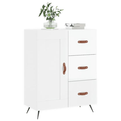Sideboard Hochglanz-Weiß 69,5x34x90 cm Holzwerkstoff - Pazzar.ch