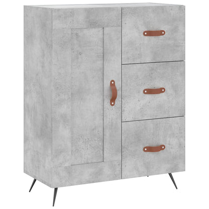 Sideboard Betongrau 69,5x34x90 cm Holzwerkstoff - Pazzar.ch