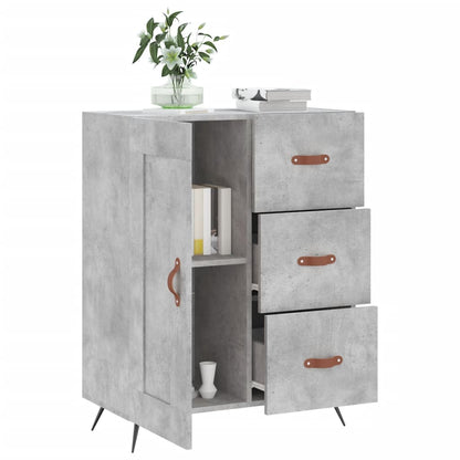 Sideboard Betongrau 69,5x34x90 cm Holzwerkstoff - Pazzar.ch