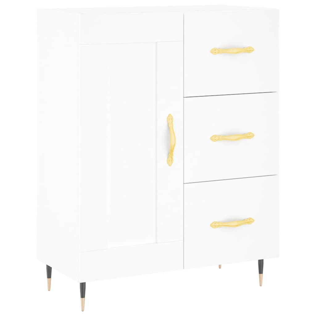 Sideboard Weiß 69,5x34x90 cm Holzwerkstoff - Pazzar.ch