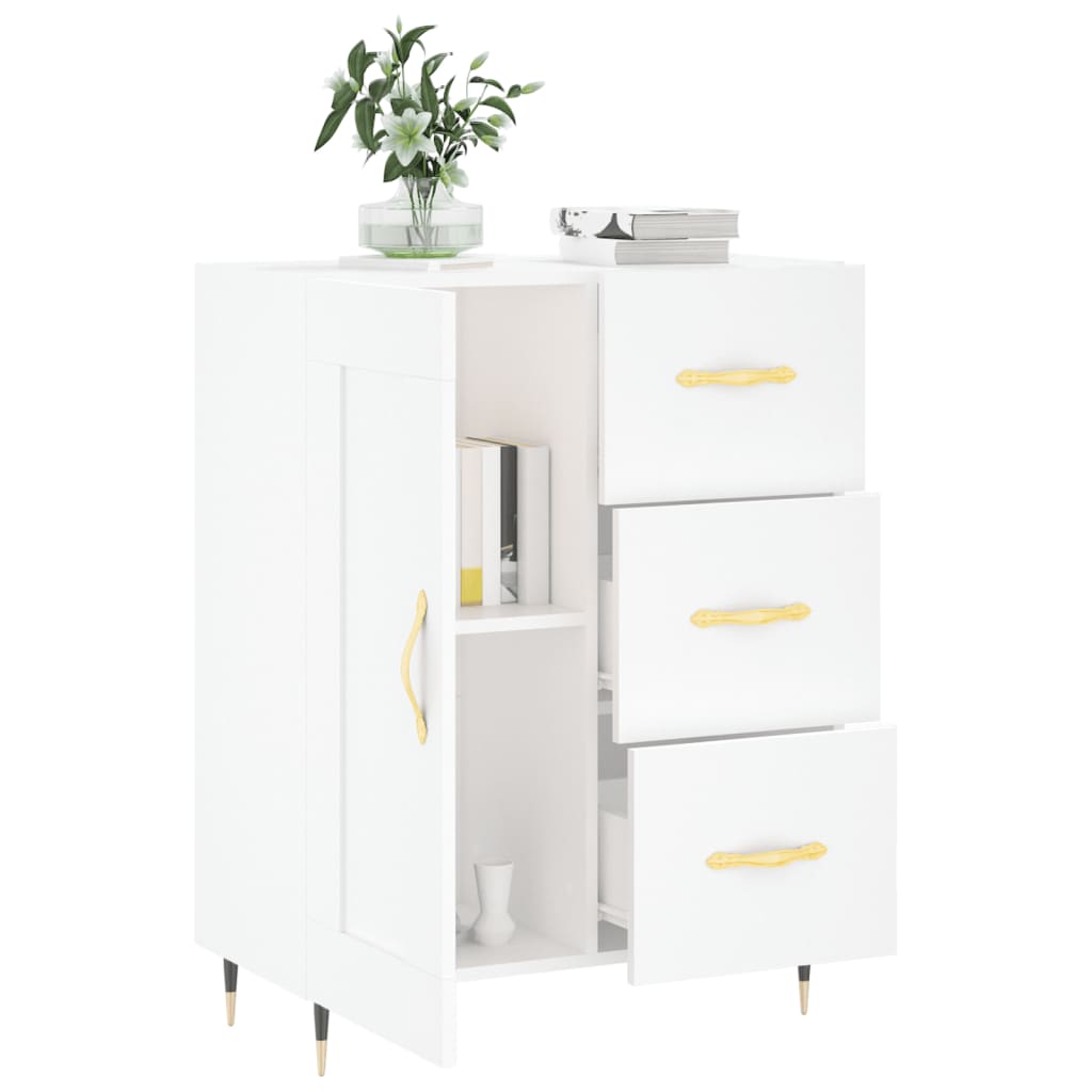 Sideboard Weiß 69,5x34x90 cm Holzwerkstoff - Pazzar.ch