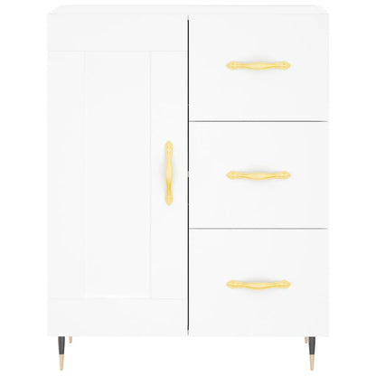 Sideboard Weiß 69,5x34x90 cm Holzwerkstoff - Pazzar.ch